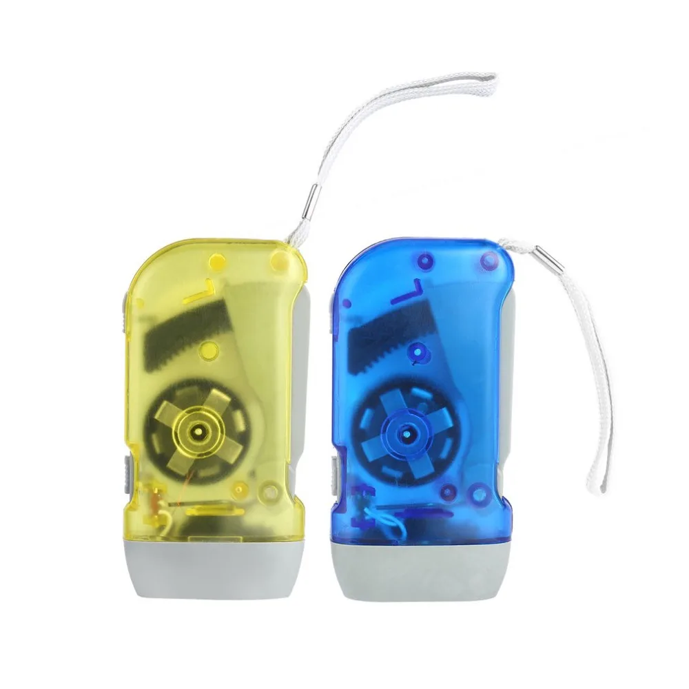 

3 LED Dynamo Wind Up Flashlight Hand-pressing Crank NR No Battery Torch Hot Worldwide Worldwide store