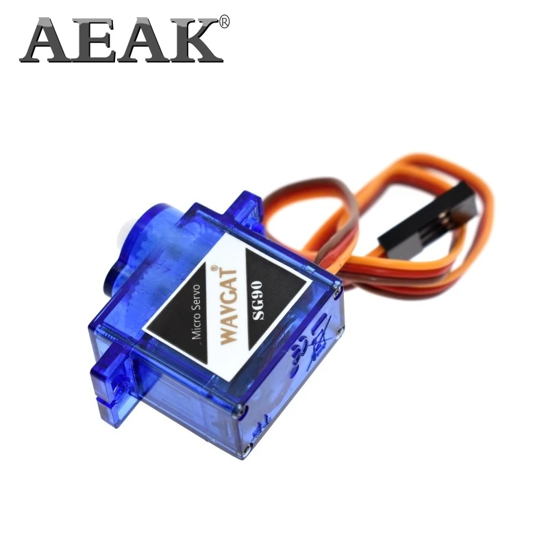 AEAK официальная умная электроника Rc Мини Микро 9g 1,6 кг сервопривод SG90 Для RC 250 450 Вертолет самолет автомобиль Лодка