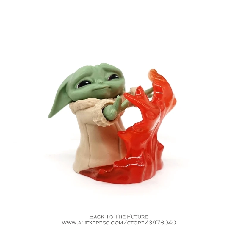 Disney Star Wars 4-6cm Toy Master Baby Yoda Darth PVC Action Figure Anime Figures Collection mini model for children gift | Игрушки и