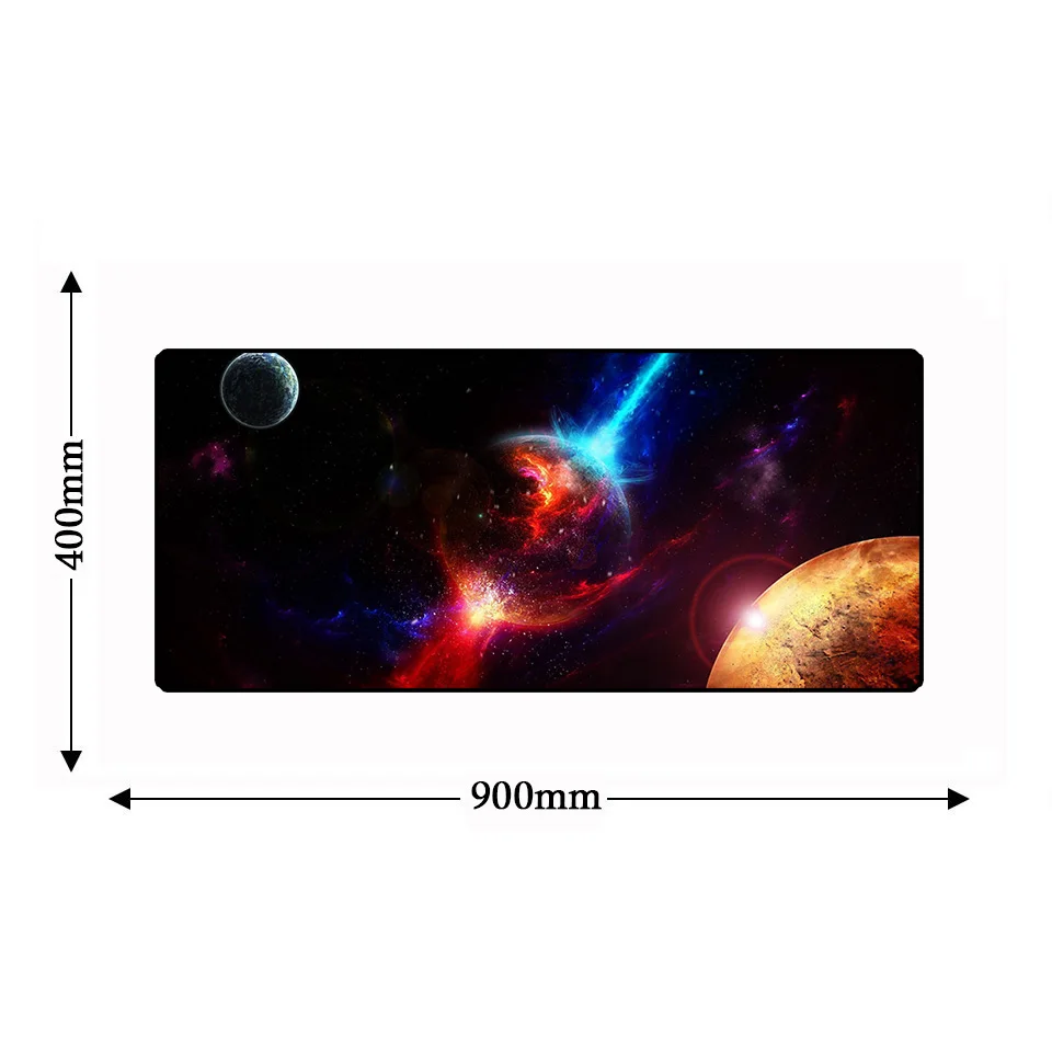 Прямоугольная Galaxy 900*400*3 мм большая клавиатура с закругленными краями коврик для