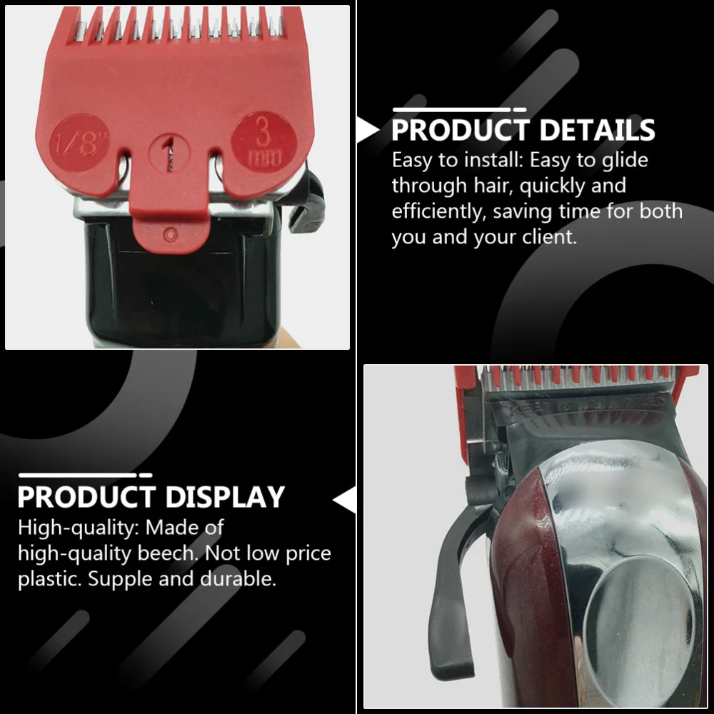 

8Pcs Limit Combs Set Hair Cutter Replacements Salon Equipment (Assorted Color)