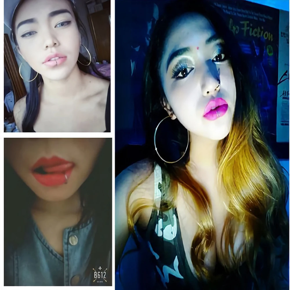 Бесшовные сегментные кольца из нержавеющей стали носовые обручи пирсинг для