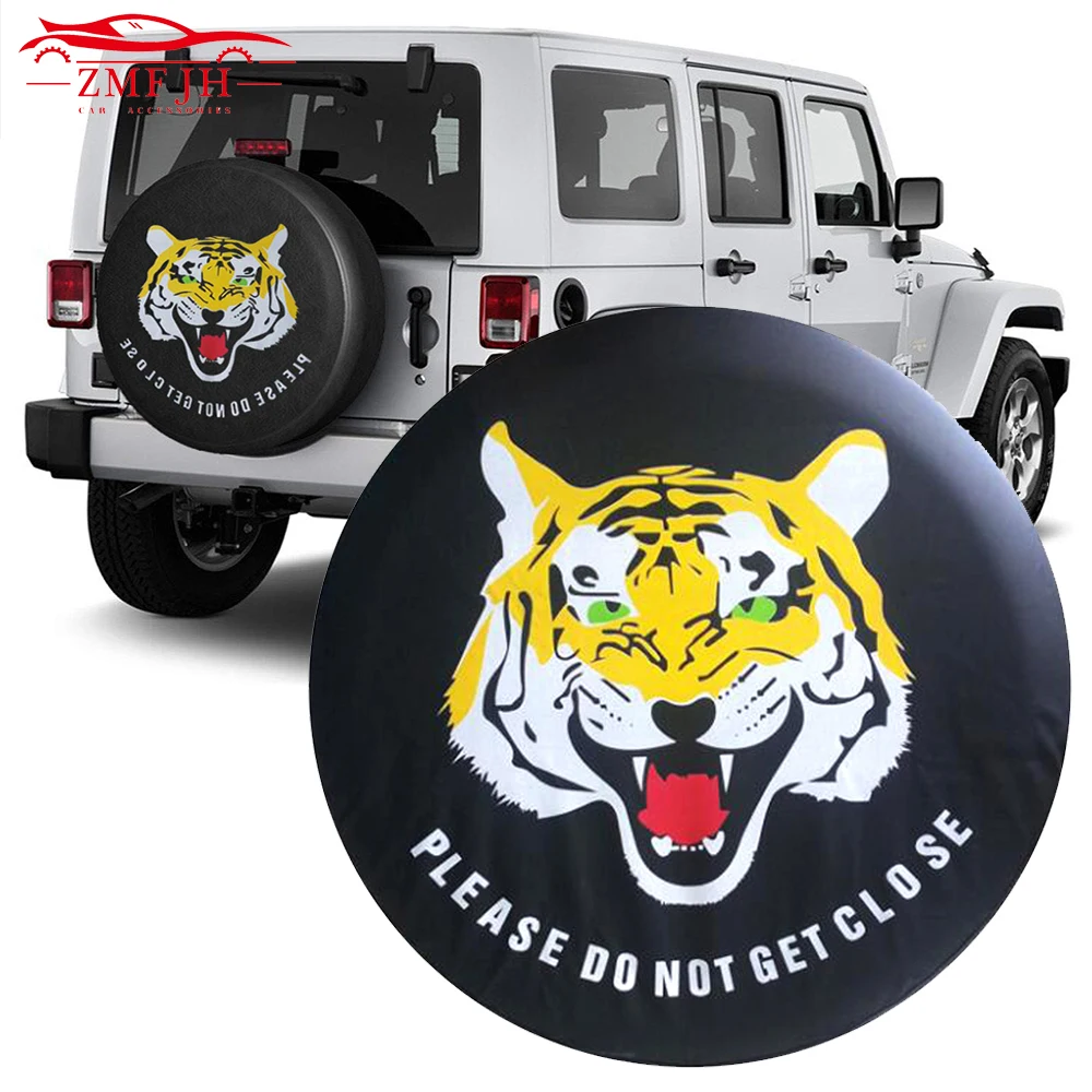 Кожаный чехол из ПВХ для запасных шин защитный 14 15 16 17 дюймов Ford Hummer H3 H2 H1 Suzuki Jimny