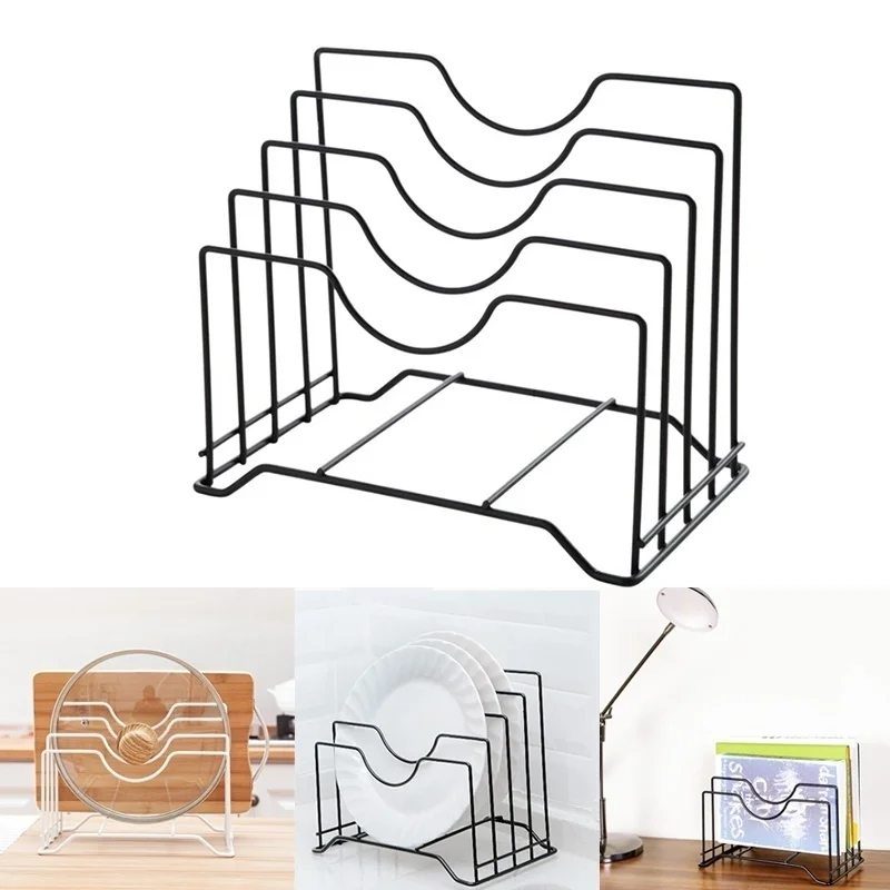 Кухонные инструменты органайзер для крышек кастрюль из нержавеющей стали полка