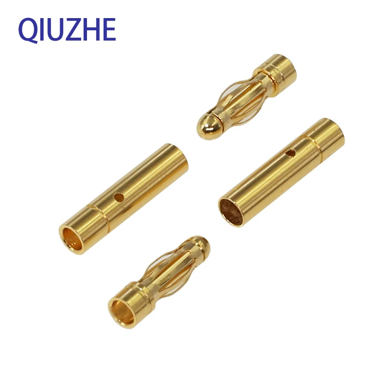 

2Pairs Amass GC3010-M/F Male and Female Motor Electric Regulating 3.0mm Gold Plug Socket 20A Rated Current