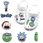 Забавные мультяшные талисманы для обуви, пряжки для сабо, сандалий, садовой обуви, аксессуары сделай сам, украшения для детей, подарки на Рождество, 1 шт.