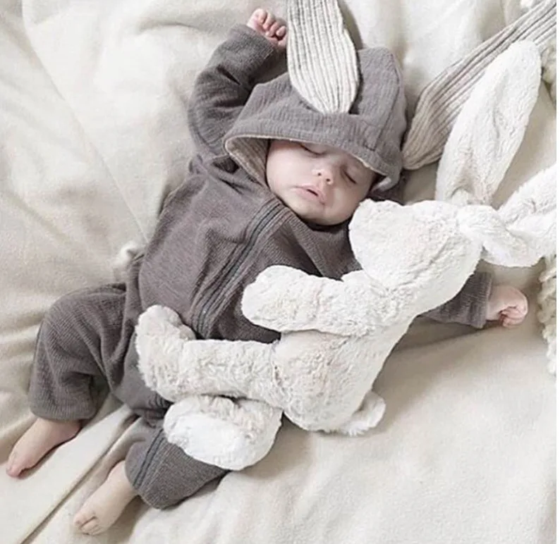 Baby Romper Spring Autumn Onesie Jumpsuit Long Sleeve Girl And Boy For Infant Cute Rabbit Costume | Мать и ребенок