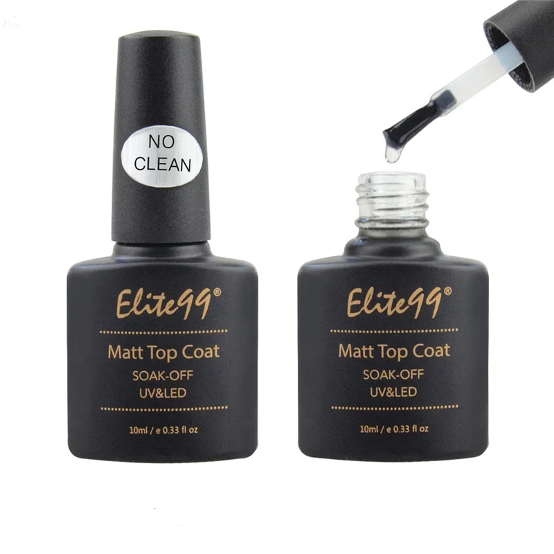 matte top Elite99 лак для ногтей винно-Красного цвета серия Гель лак для ногтей отмачиваемый матовый эффект УФ гель Гибридный лак Полупостоянный маникюр - Цвет: matte top
