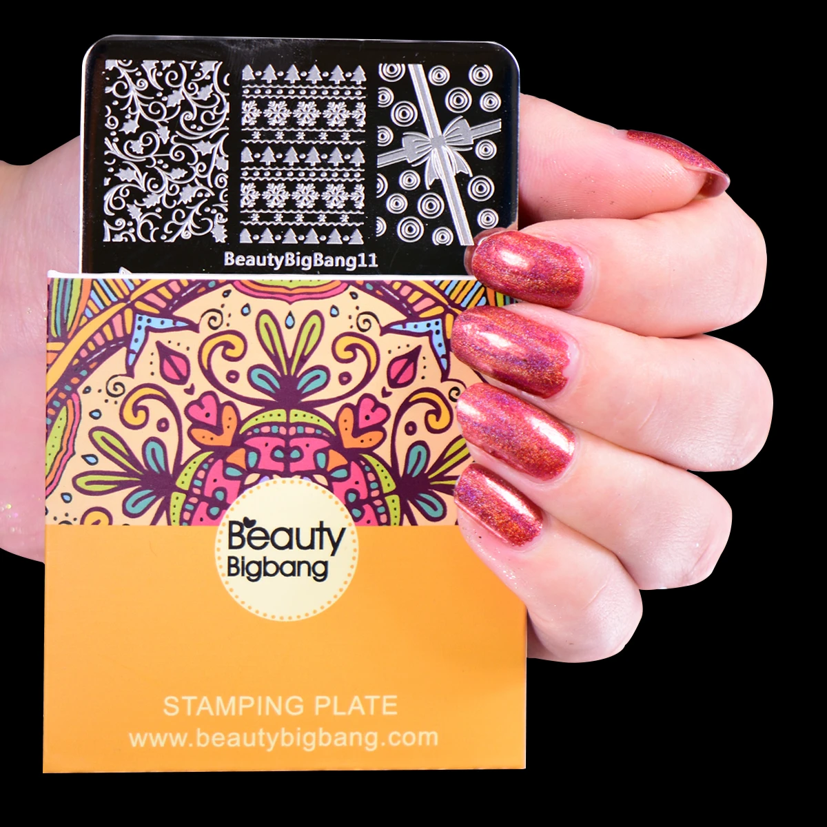 BeautyBigBang 6 стилей 6*6 см квадратные пластины для стемпинга ногтей стандартный