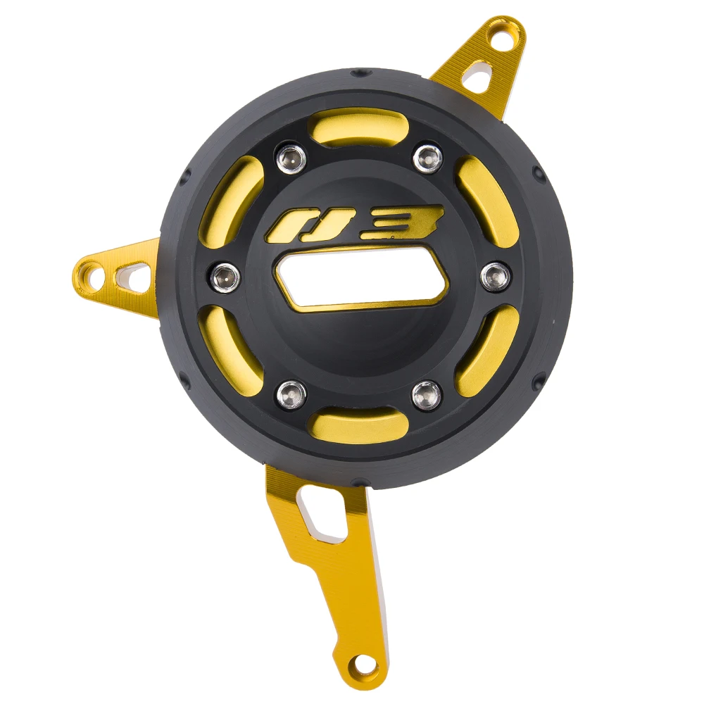 Gold (03 Logo) CNC крышка статора двигателя защита двигателя правая сторона защитная крышка для- Yamaha YZF-R3 YZF R3 R25 MT 03 MT03 - Цвет: Gold (03 Logo)