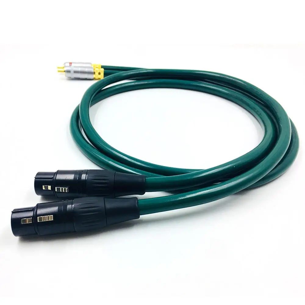 Thouliess пара HIFI Тип-016 RCA к XLR Женский баллакированный соединительный кабель 3pin аудио