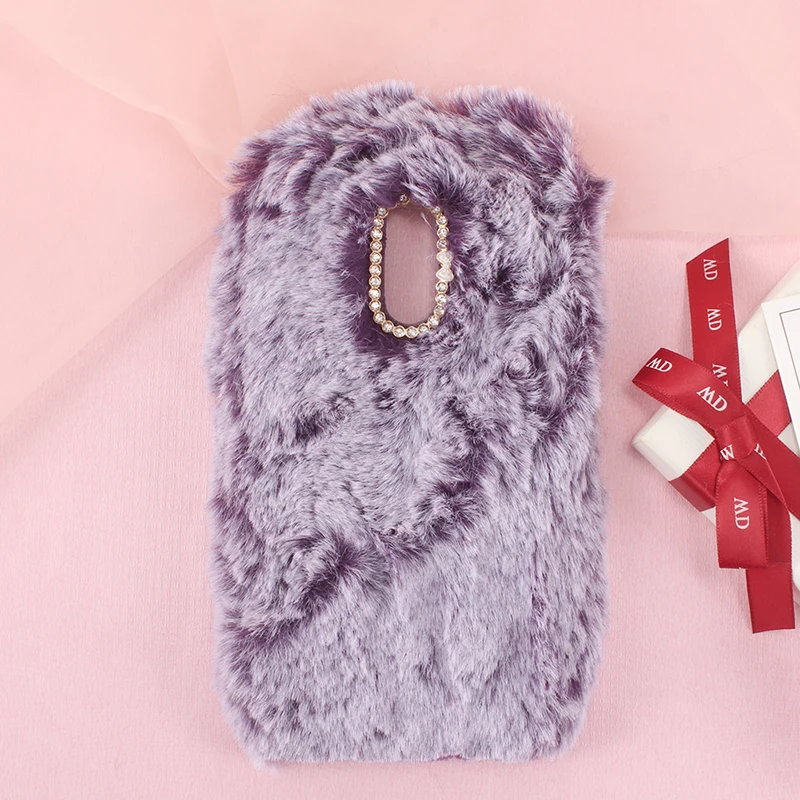 Модный красивый стильный защитный чехол с длинными волосами и рисунком