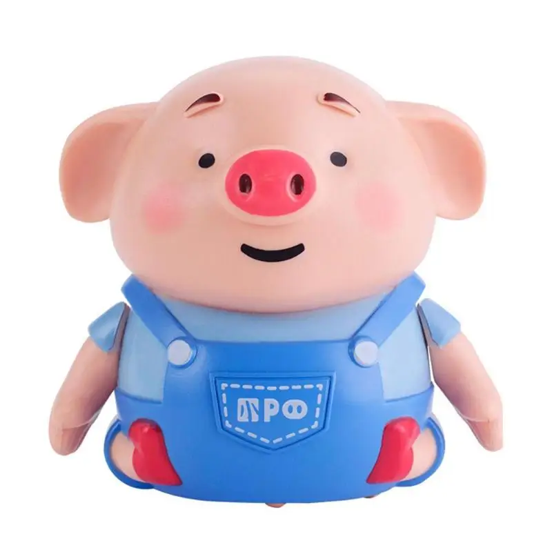Draw Line Heel Pig Pen Inductive Toys Lightweight and Delicate Follow Robot Music Animals Fashion Education Kid with pen | Игрушки и