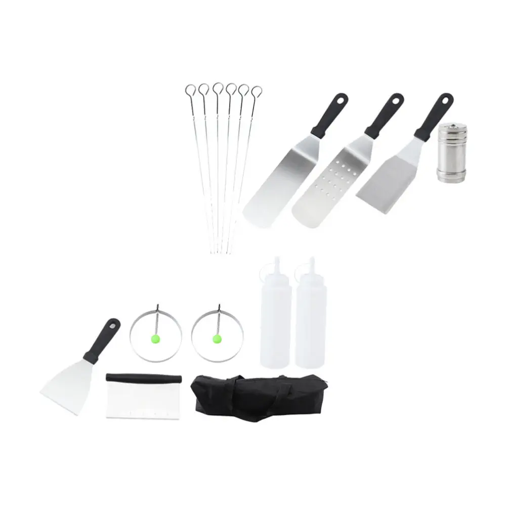

1Set Ketchup Bottle Spatula Shovel Durable Barbecue Accessory for Outdoor Black