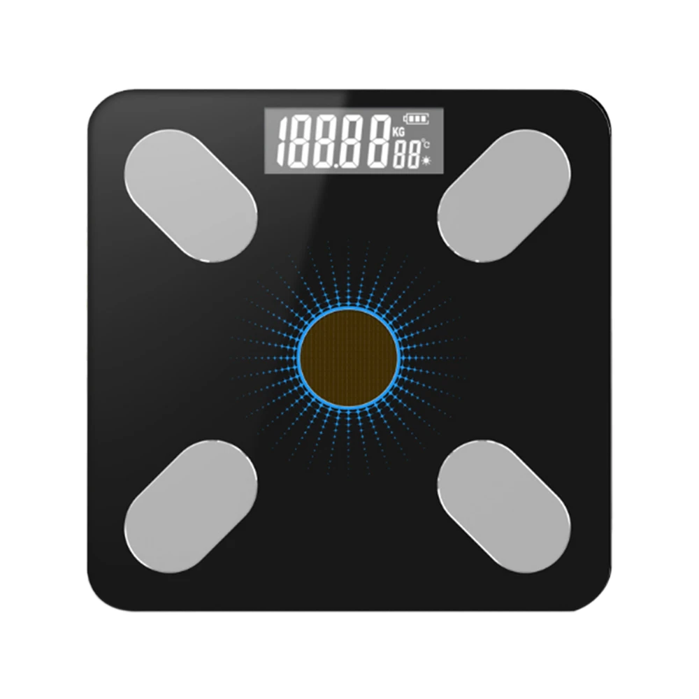 

New APP BT Body Intelligent Fat Scales Solar-Power Weight Scale High Precision Gift for Family Body Health Care