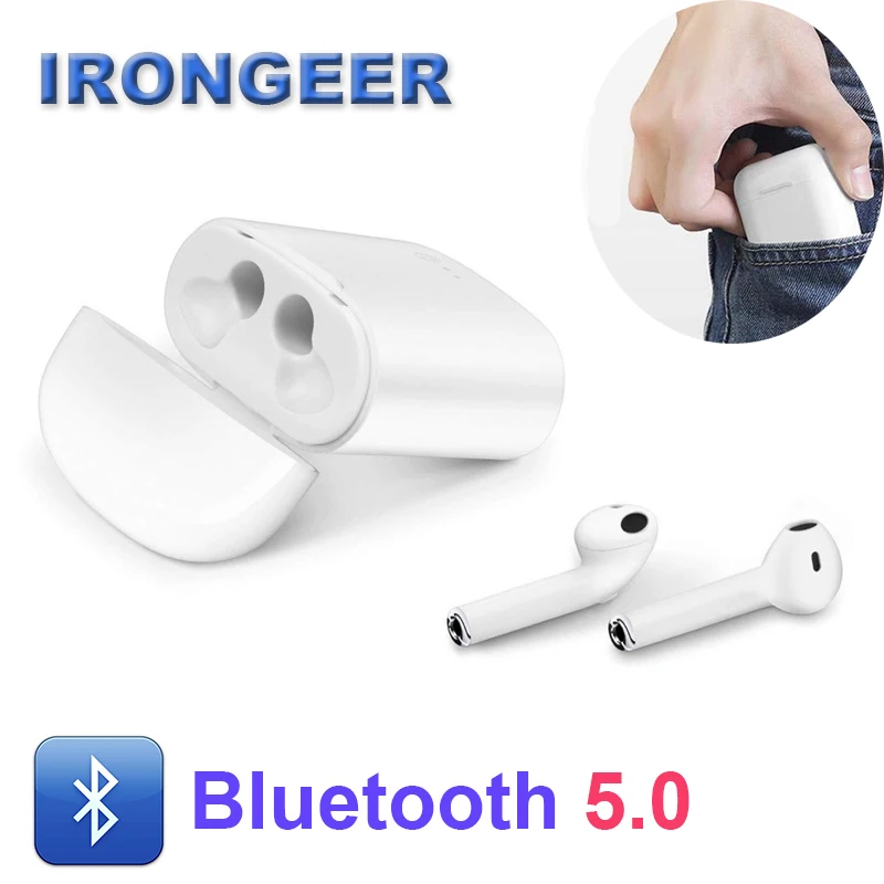 I7s TWS Bluetooth 5 0 Беспроводные наушники мини i7s с микрофоном для iPhone X 7 8 Samsung S6 S8 Xiaomi Huawei