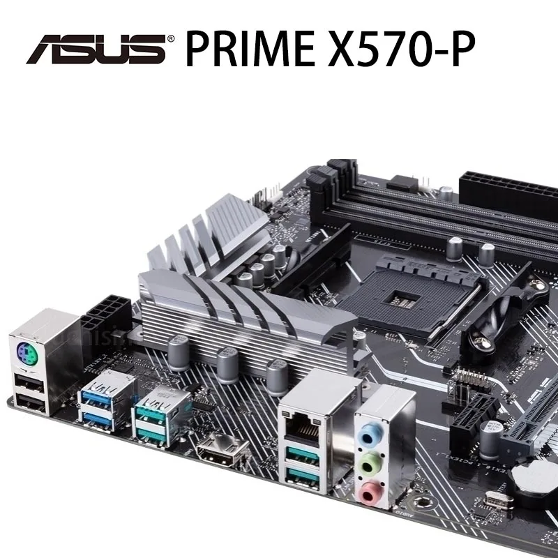 Billig Buchse AM4 Asus PRIME X570-P Motherboard AMD X570 DDR4 PCI-E 4,0 128GB M.2 HDMI-kompatibel AM4 Desktop X570 Placa-mãe AM4 Verwendet