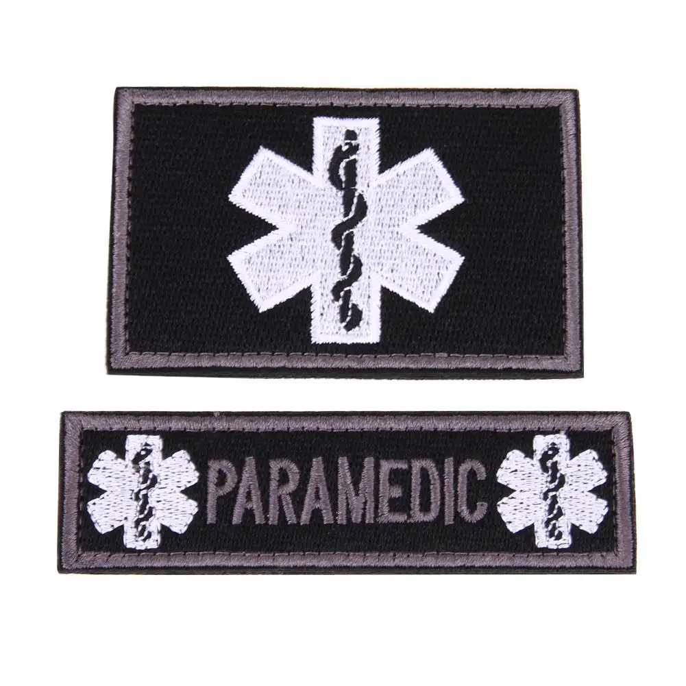 2 шт. вышивка военная нашивка экстренная медицинская техника вышитые военные
