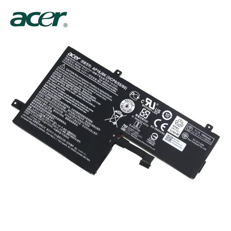 Оригинальный аккумулятор для ноутбука acer C731 3ICP6/55/90 AP16J8K серии Tablet 11 1 V 45wh |