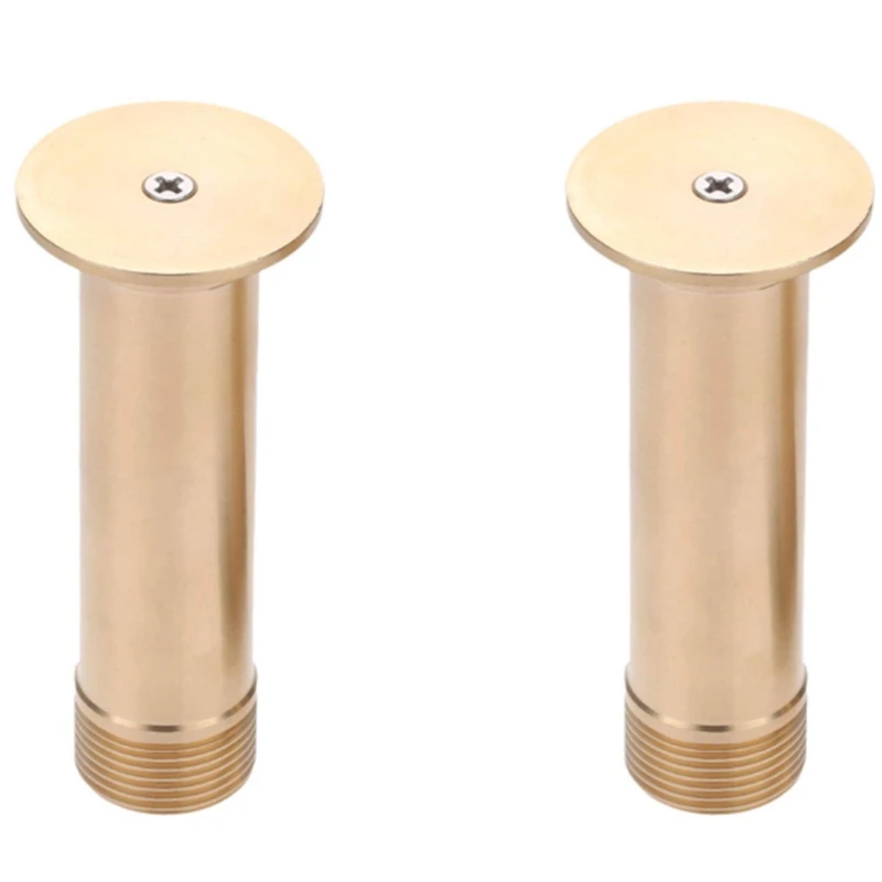 

2Pcs Brass Mushroom Type Fountain Nozzles Garden Landscape Fountain Nozzle Garden Pond Decoration Fountain Equipment 1/2 inch DN