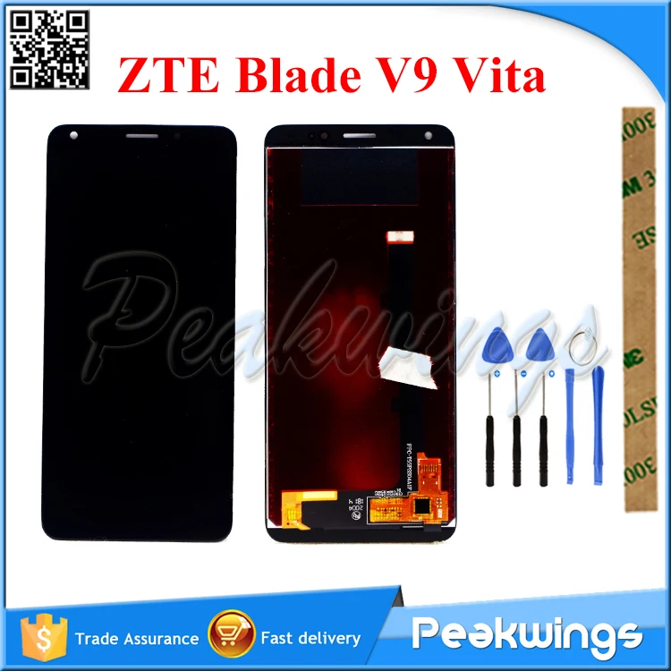5,4" дюймовый протестированный ЖК-дисплей для zte Blade V9 ЖК-дисплей для zte Blade V9 Vita ЖК-дисплей с сенсорным экраном в сборе