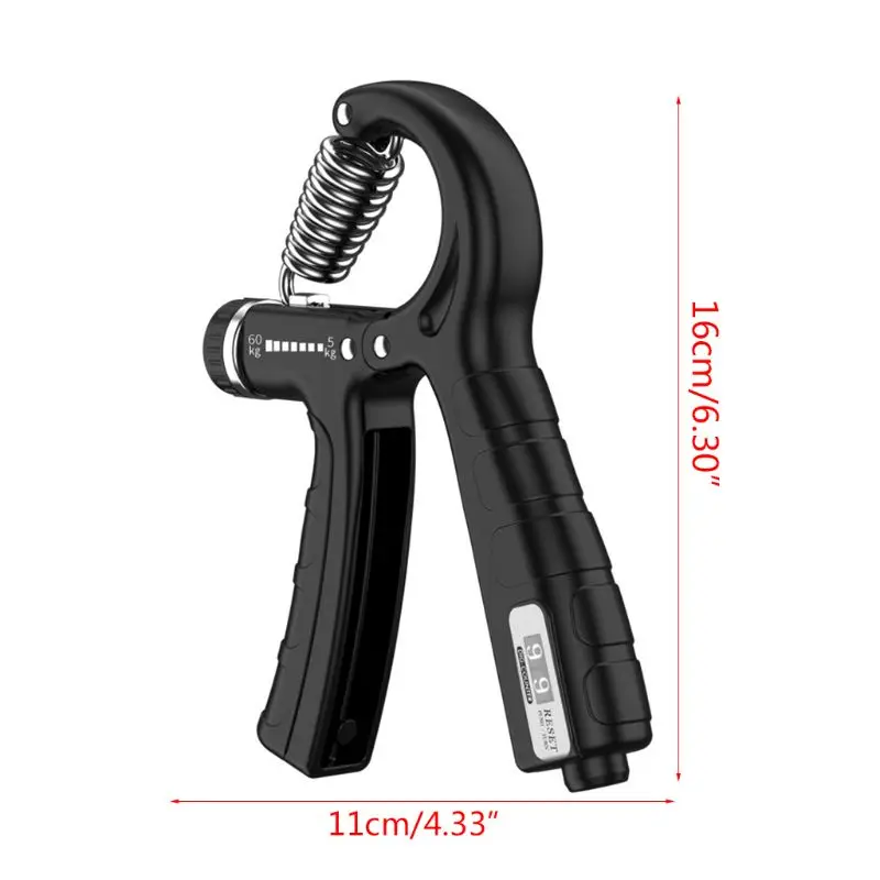 

Counter Hand Grip Strengthener Fitness Training Gripper Adjustable Gym Wrist Arm Muscle Strength Exerciser