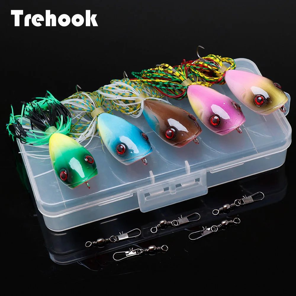 TREHOOK 5 шт погремушки Картеры рыболовные приманки набор искусственная приманка