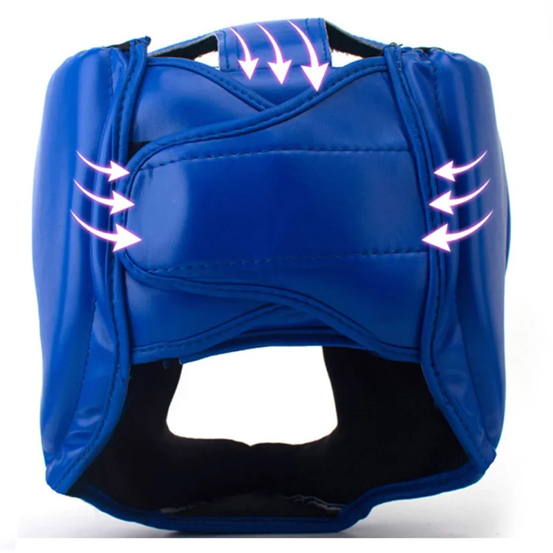 Боксерский шлем для Для мужчин женщин искусственная Каратэ Муай Тай Guantes де Boxeo