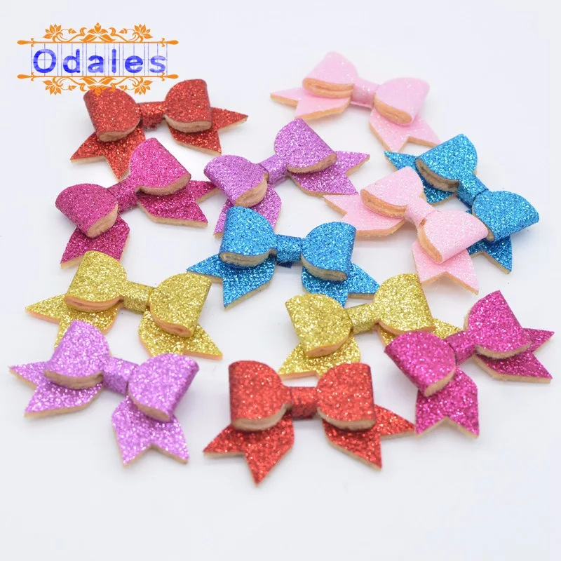 36 шт./лот милые детские нашивки сделай сам из нетканого блестящего полотна с