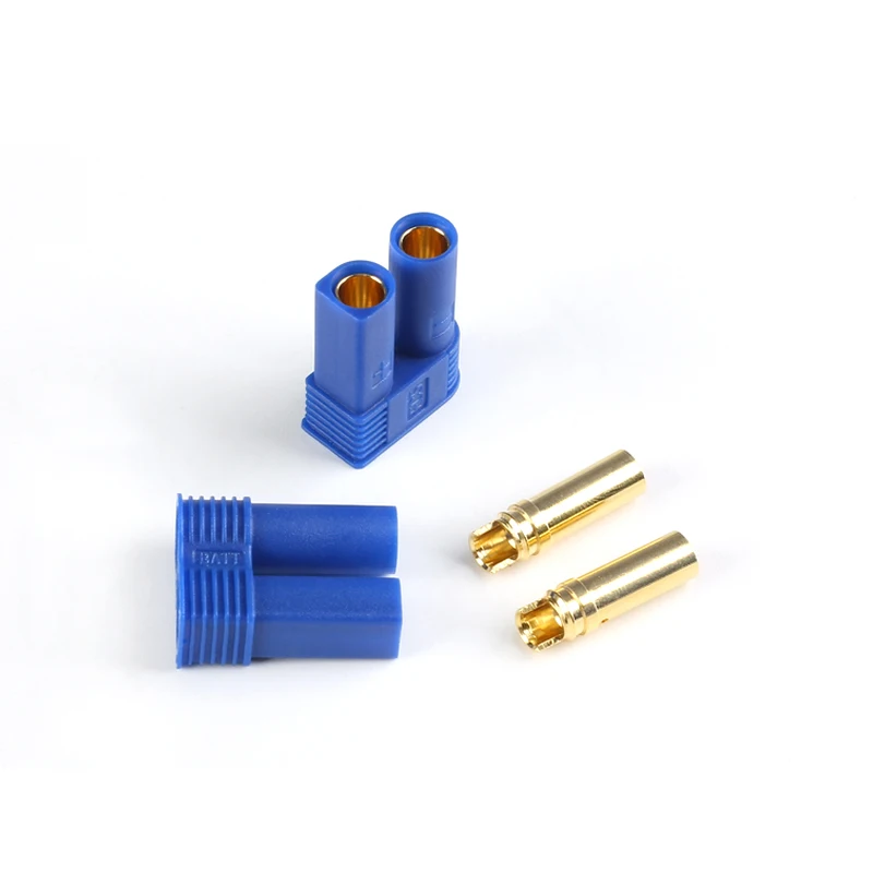 1 пар/лот EC5 разъем 5 мм Bullet коннектор 10A RC LiPo батарея зарядный адаптер M/F Разъем для