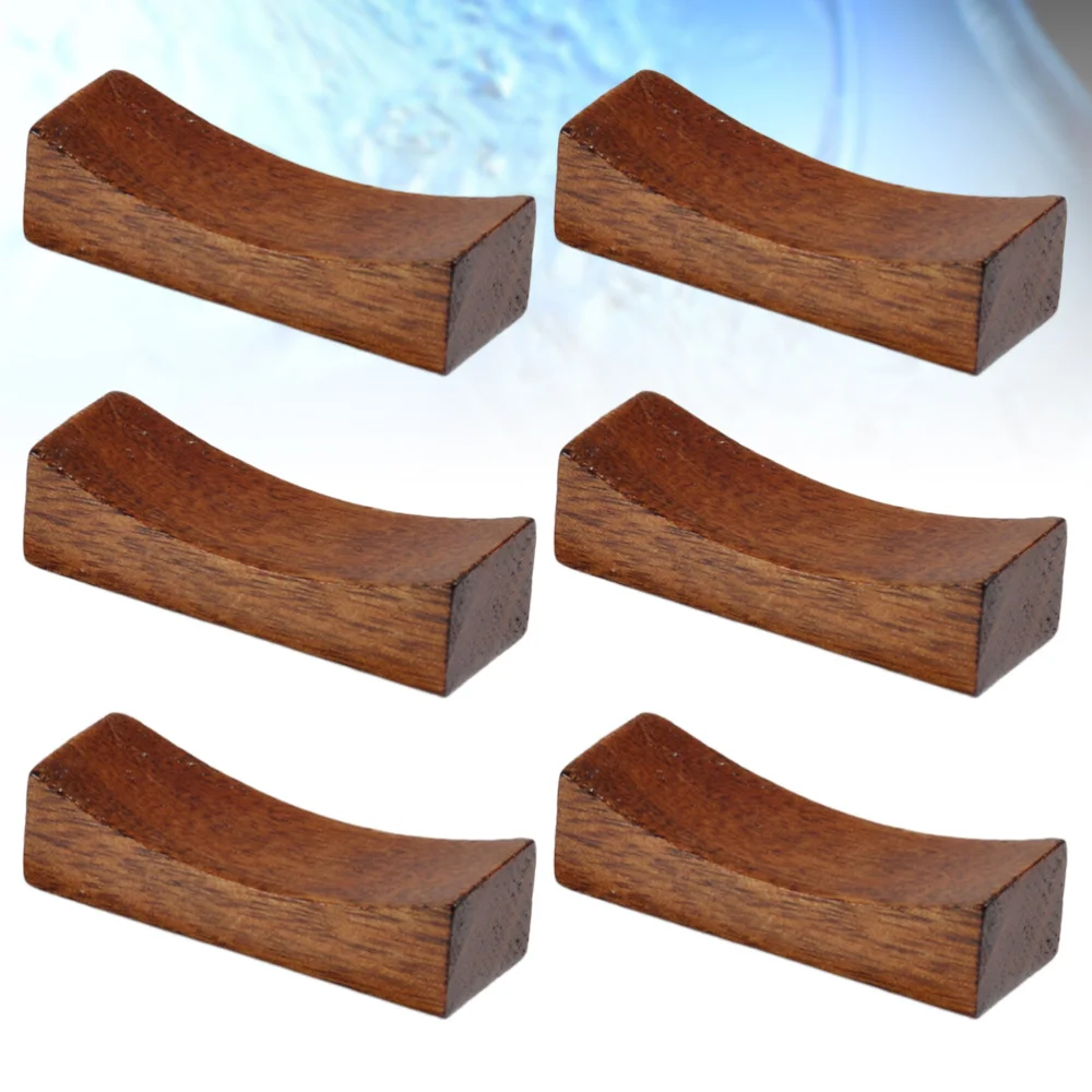 6 шт. деревянный держатель для палочек форма подушки палочки еды ложка вилки