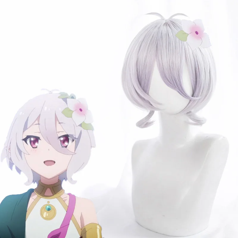 Купи Princess Connect! Re:Dive Natsume Kokoro Kokkoro Short Wig Cosplay Costume Heat Resistant Synthetic Hair Women Wigs за 1,034 рублей в магазине AliExpress