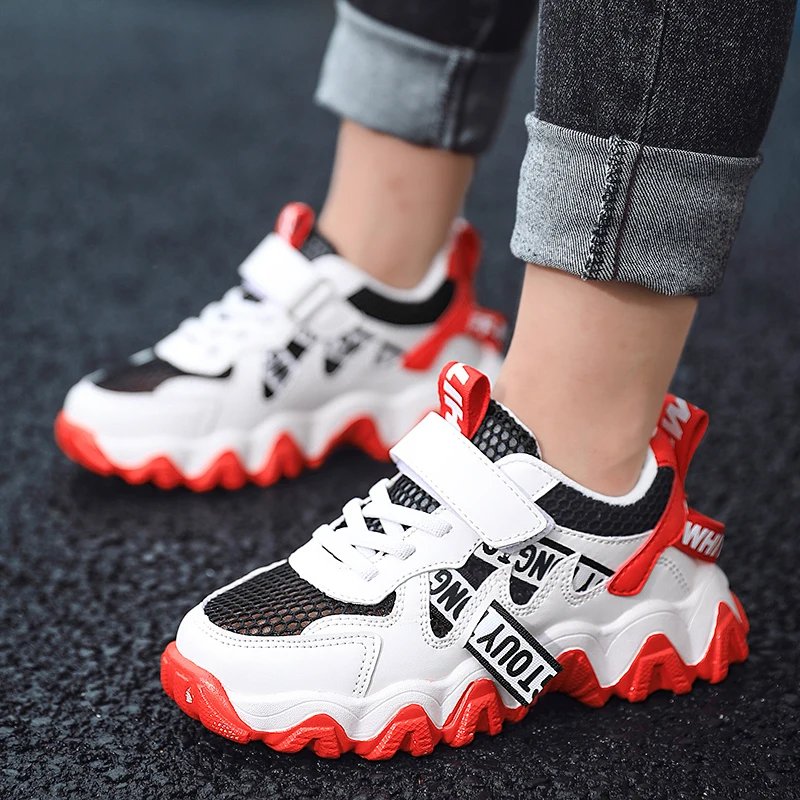 

2021Summer Sneakers Children Breathable Girls Teenager Mesh Women Men Spring Size28-38 Tenis Infantil Menina Shoes Outdoor