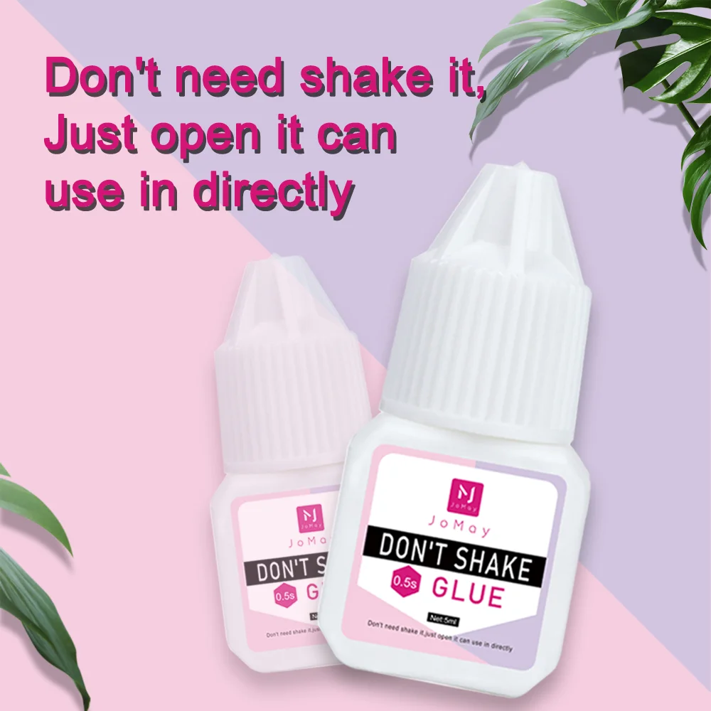 

5ml 1 Second Fast Drying Strong False Eye Lash Extension Glue Adhesive Retention 5-7 Weeks Low Smell Mink Eyelash Glue