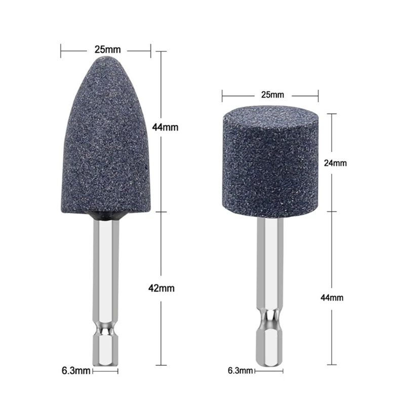 

Hexagonal Shank Grinding Wheel Grinding Brown Corundum Materials Life Long Solid High Quality efficient Grinding