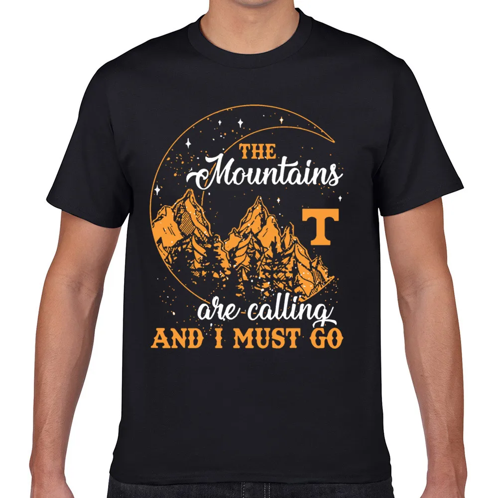 Футболка мужская с мотивом Колорадо юмор Белый хек надпись the Mountain is call and i must go на
