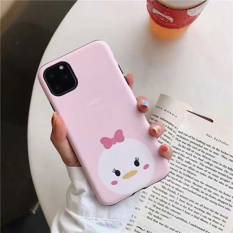 Милый чехол с мультяшным медведем, Кроликом, уткой для iphone 7, 8, 6, 6s PLUS, мягкий силиконовый чехол, задняя крышка для iphone X, XS, MAX, XR, 11 pro, max, Новинка