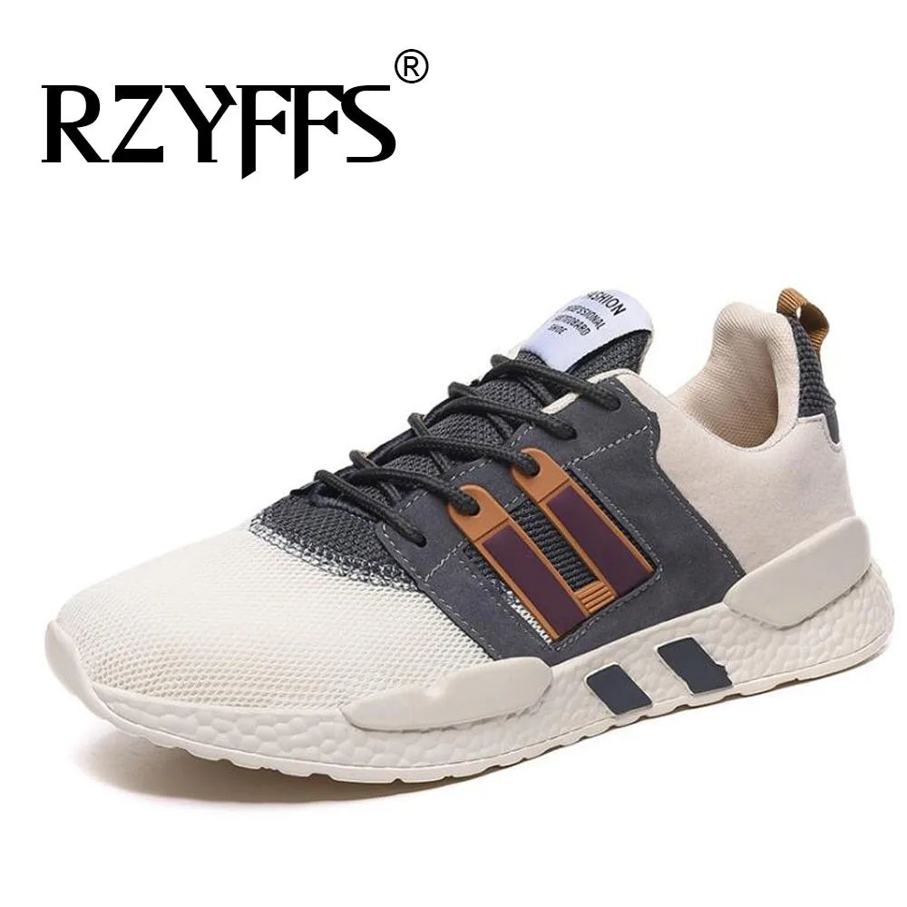 

New Fashion Men Comfortable Casual Shoes Male Lightweight Outdoor Flat Shoes Lace-Up Men Breathable Sneakers Shoes A56-45