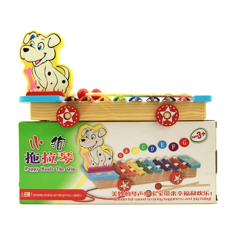 Красочные детские музыкальные инструменты игрушка деревянная рамка симпатичная