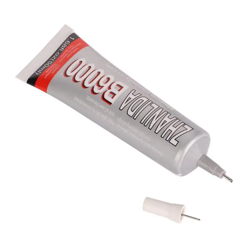 

2Pcs 110ml B6000 Mobile Phone Touch Screen Super Glue B-6000 Adhesive Telephone Repair Point Diamond Jewelry DIY Glue Glass Glue