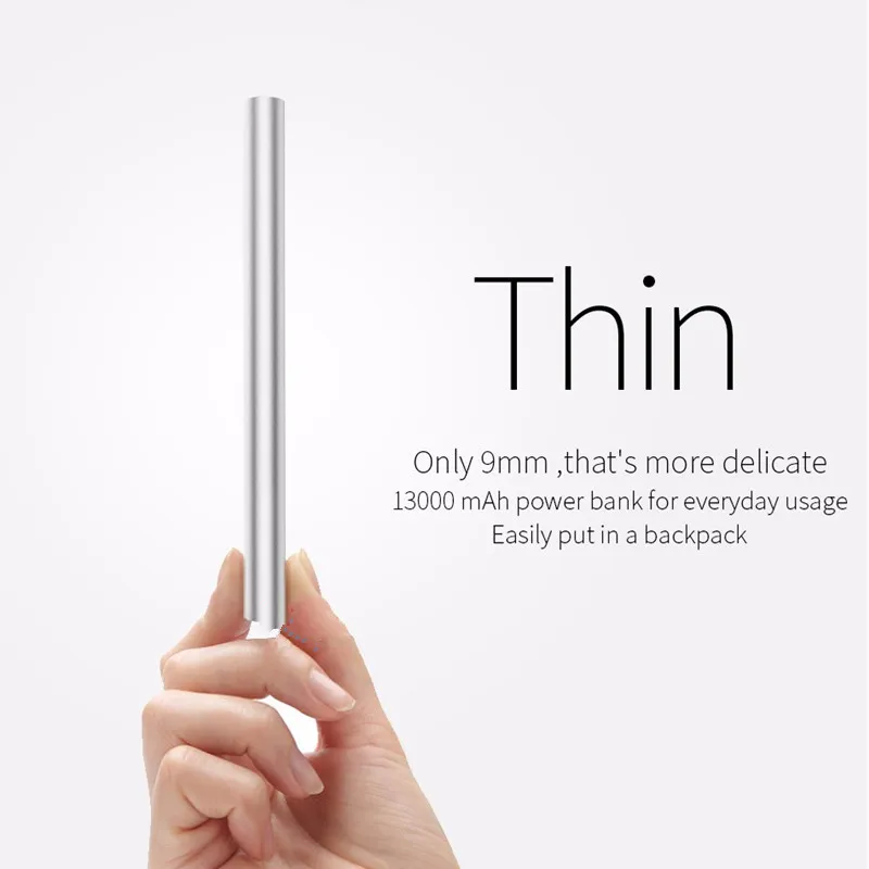 Ультратонкое солнечное зарядное устройство 30000 мАч Внешний аккумулятор 2 USB LED