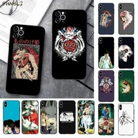 japanese anime princess mononoke soft silicone phone case cover for iphone 13 12 11pro max xs max 8 7 6 6s plus x 5s se 2020 xr