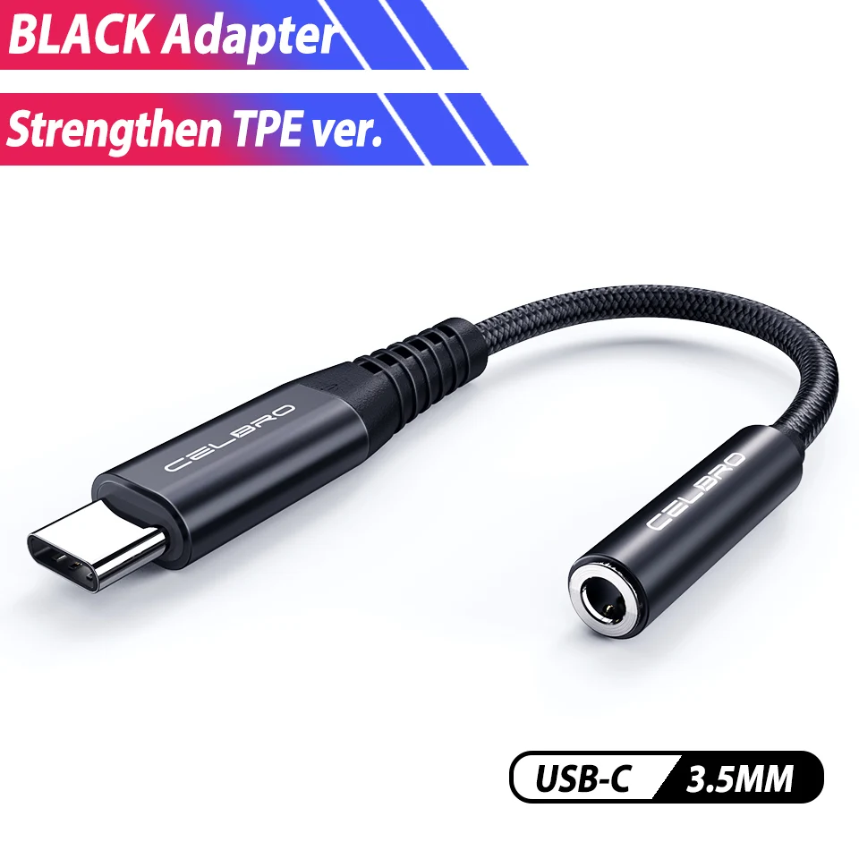 Strengthen Тип C до 3,5 мм разъем для наушников адаптер Usb C до 3,5 мм Aux аудио кабель для Xiaomi Mi 9t 9 Se samsung Note 10 Plus Oneplus 7 Pro - Цвет: Strengthen
