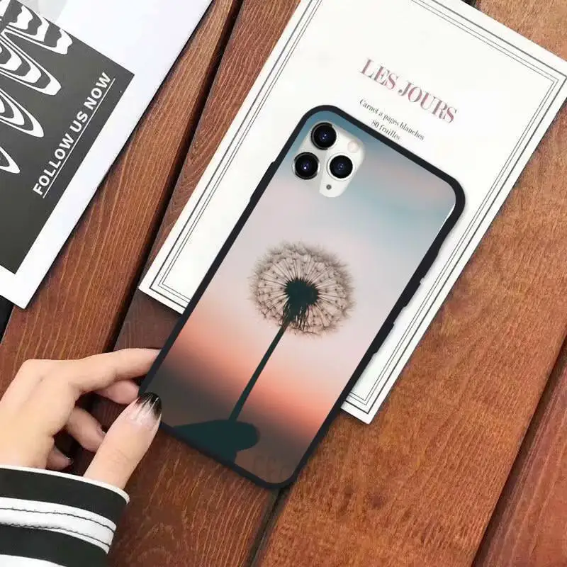 

Dandelion flying flower Phone Case for iPhone 11 12 pro XS MAX 8 7 6 6S Plus X 5S SE 2020 XR