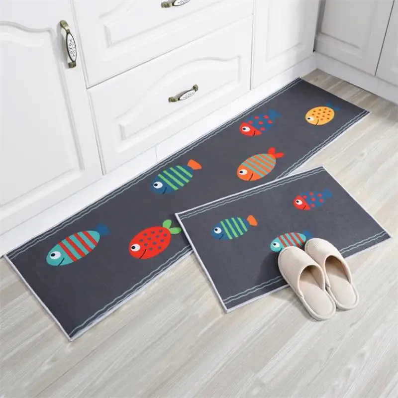 Cartoon Kitchen Carpet Non-Slip Mat Area Rugs Absorbent Living Room Bathroom Bath Entrance Doormat Floor Rug | Дом и сад