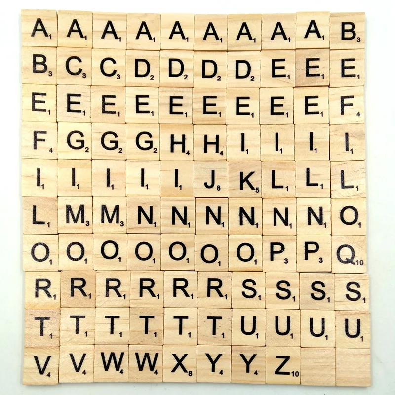 

100pcs Alphabet And Number sarithmetic Wooden Letters Decoration Home Gift Party DIY Handmade Crafts Kid Education Puzzle Toy