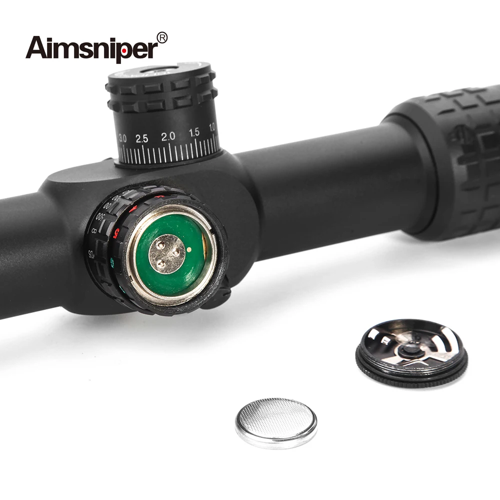 Hunting 5-25x50 FFP Rifle Spotting Scope Tactical Optics Sight Riflescope Red Green Reticle Side Parallax Adjust For Airsoft Gun | Спорт и