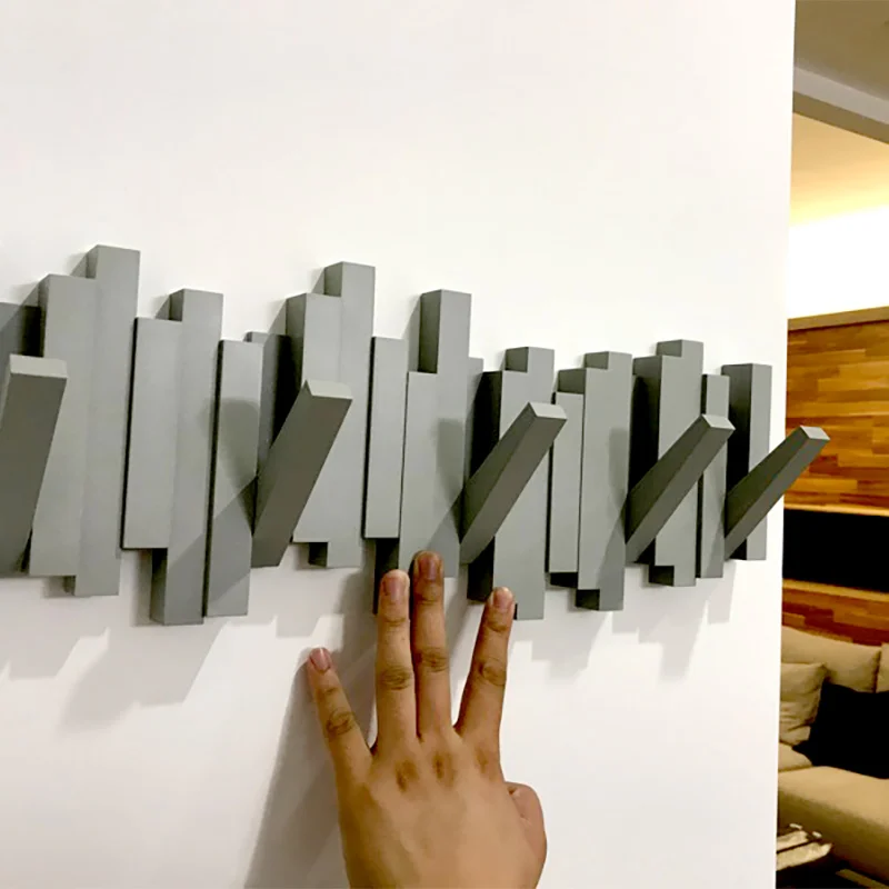 Креативное украшение настенная вешалка для пальто крючок одежды Монтажная