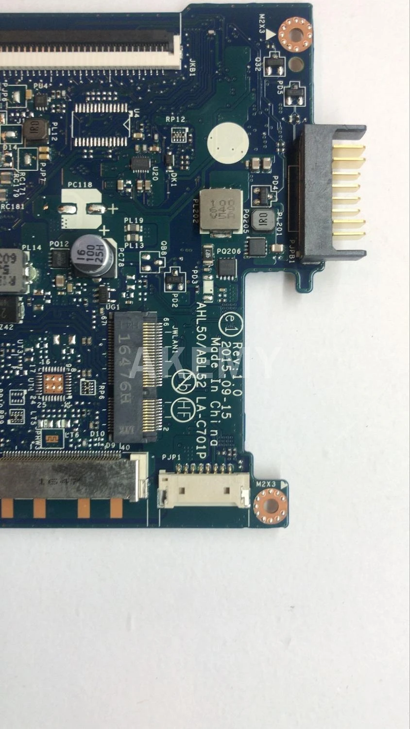 Akemy AHL50 / ABL52 LA-C701P для HP 15-AC 15T-AC 250 G4 ноутбук материнская плата I5 5200U 815244-501 тест ОК