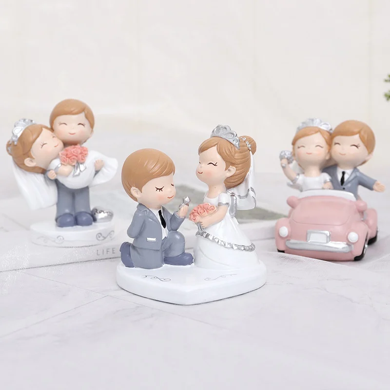Романтичные настольные декоративные фигурки милые украшения для свадьбы
